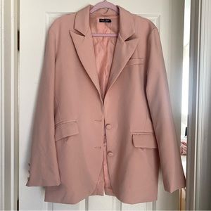 Peach Nastygal Blazer